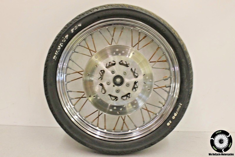 1997 Harley-Davidson Sportster 883 Front Wheel Rim W Tire Brake Rotor XL 97