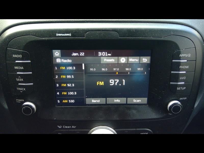 2017-2019 Kia Soul Radio Stereo NON-NAV 96120-B2310CA Bluetooth Oem