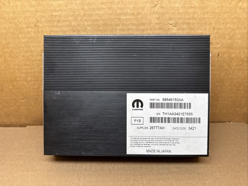 2017-2023 Charger Challenger Chrysler 300 Audio Amplifier Amp OEM 68549150AA