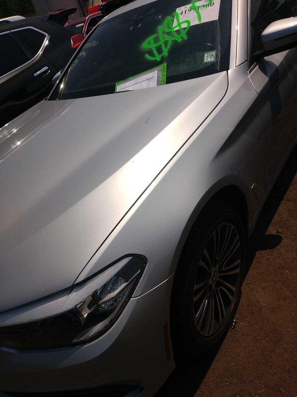 2019 BMW 530i Left Fender Silver Aftermarket 641785 81K Miles