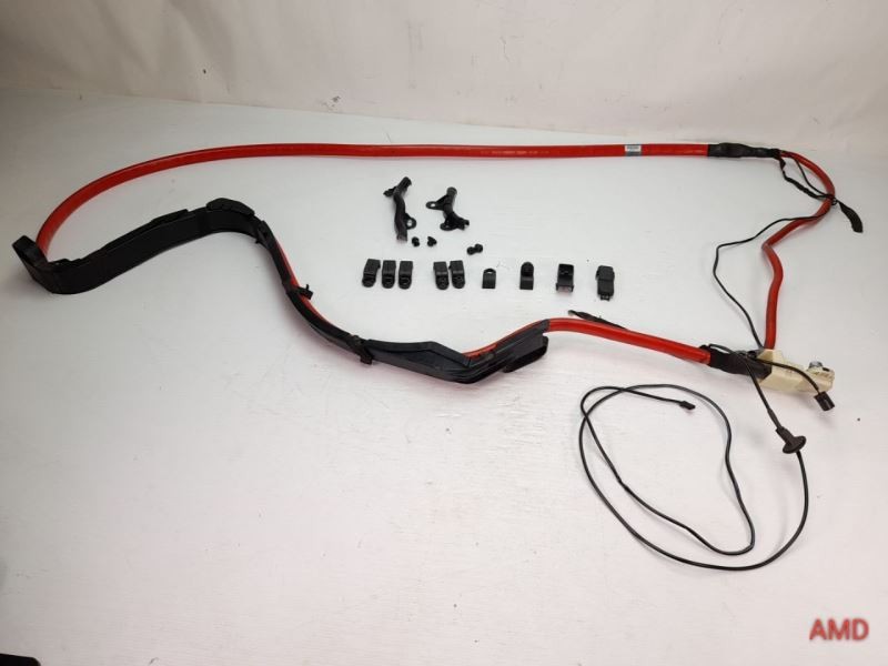 2006 BMW 525xi 525i 530i 530xi E60 B+ Battery Cable Lead Cable Below Floor