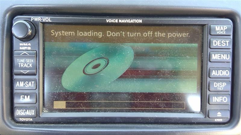 2009 Toyota RAV4 Corolla Navigation GPS Nav Screen 86120-12C00 Radio Stereo Oem