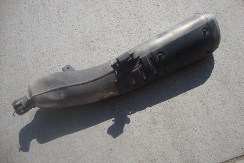 1988 BMW K75S K 75 S K75 Exhaust Pipe Muffler Rear Baffle