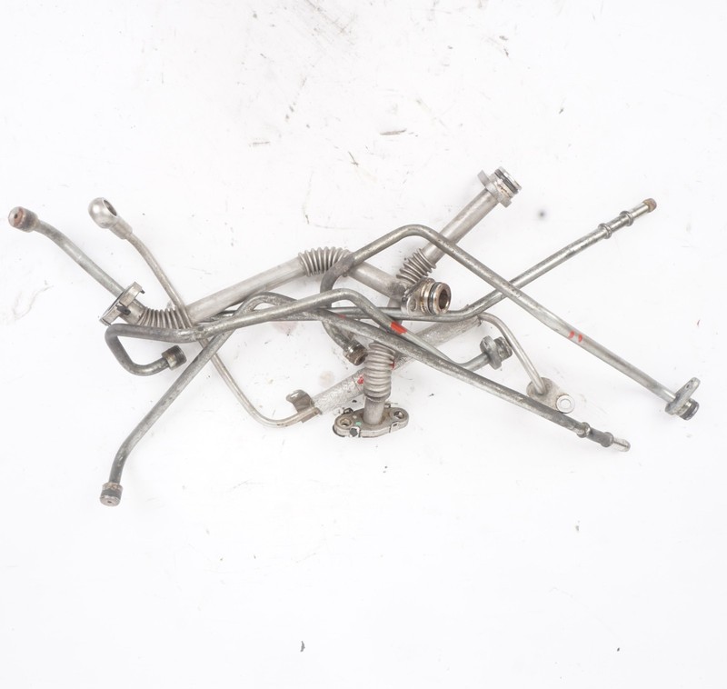 2014 - 2019 Maserati Ghibli M157 Left Right Turbo Oil Delivery Feed Pipe OEM