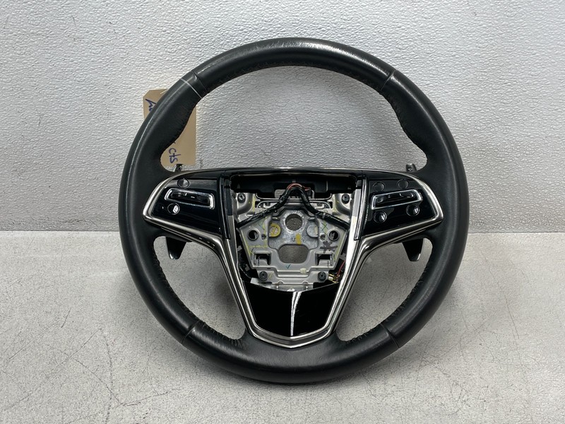 15 16 17 Cadillac CTS Steering Wheel Assembly W/Switches Black 1295 OEM