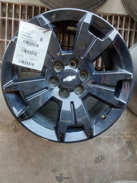 2017-2022 Chevy Colorado Wheel Rim 17x8 Aluminum 5 Spoke Black Opt SMY or RIF