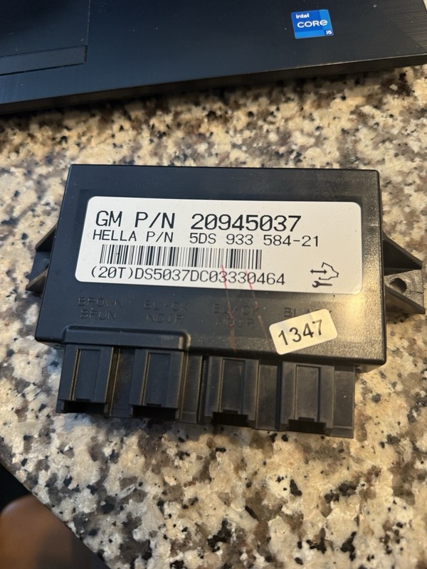 09-16 CHEVROLET IMPALA Driver Seat module 20945037