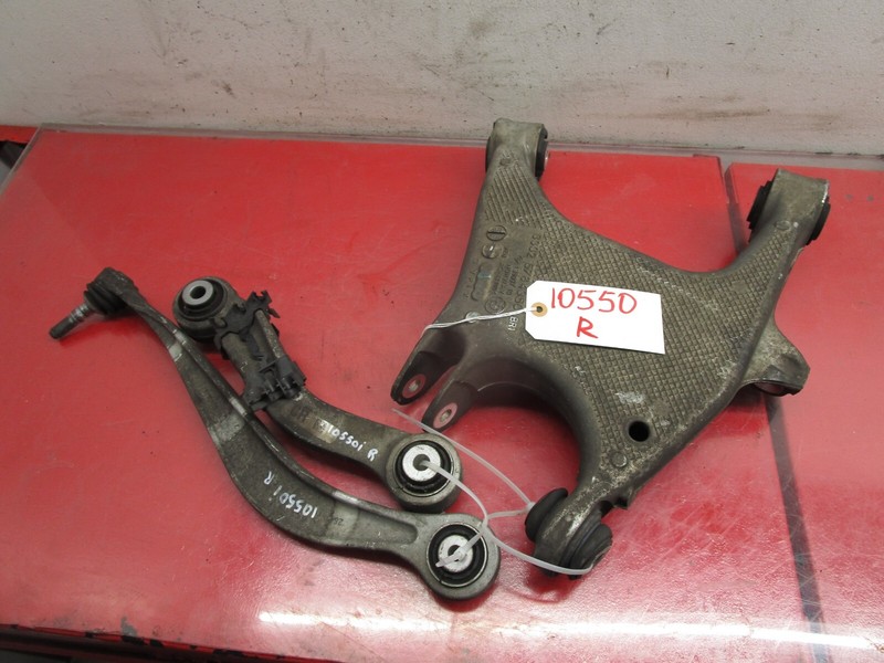 11-16 BMW F10 550i RWD REAR RIGHT PASSENGER SIDE CONTROL ARM SET OF 3 ITEMS OEM