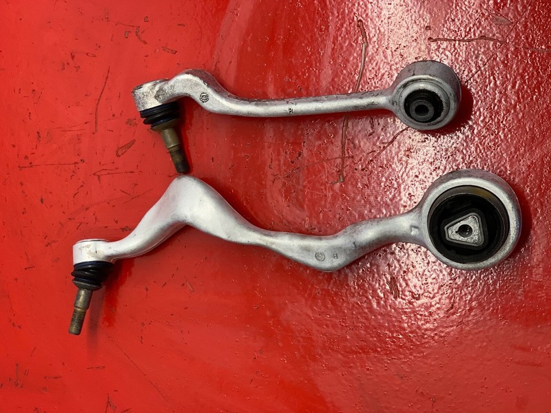 07-13 BMW E92 3 SERIES FRONT RIGHT SIDE CONTROL ARM SET OF 2 ITEMS OEM