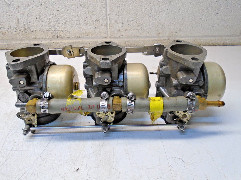 N4 Force L-Drive Carburetor Set of 3 Carb WB104D WB105D WB-104A-918WB-105A-921