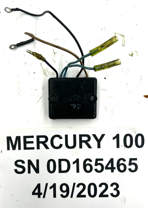 Mercury 80 100 115 125 HP Oil Warning Module 14857A7 14857A8