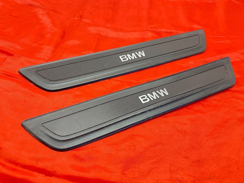 11-18 BMW F25 F26 X3 X4 Front Door Sill Entrance Kick Plate Trim Cover Set OEM ✅