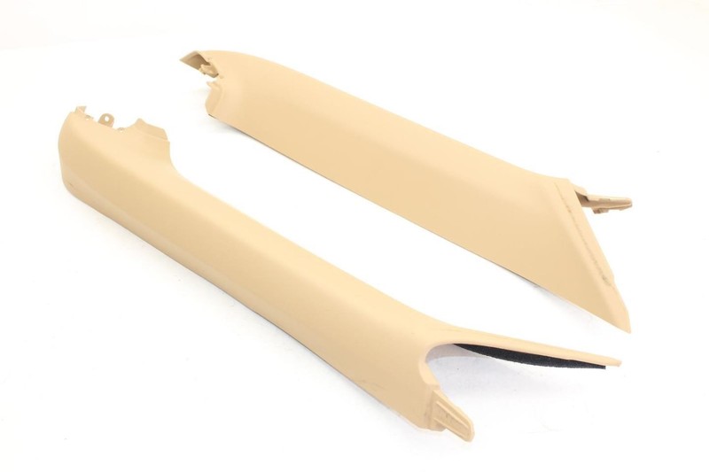 13-16 Porsche Boxster 2.7L Tan Pair of Left and Right A Pillar Trim Panels