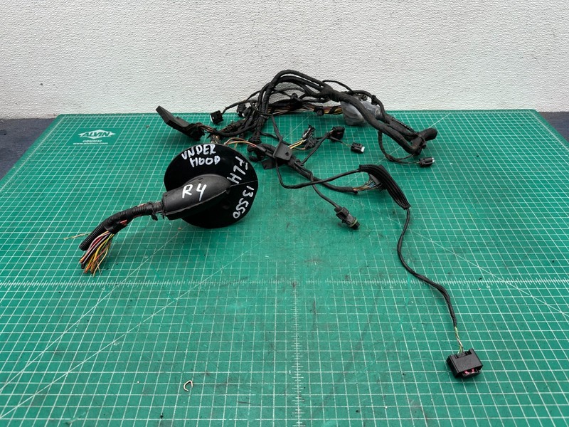 11-13 BMW 550i F30 FRONT LEFT UNDER HOOD WIRE WIRING HARNESS OEM