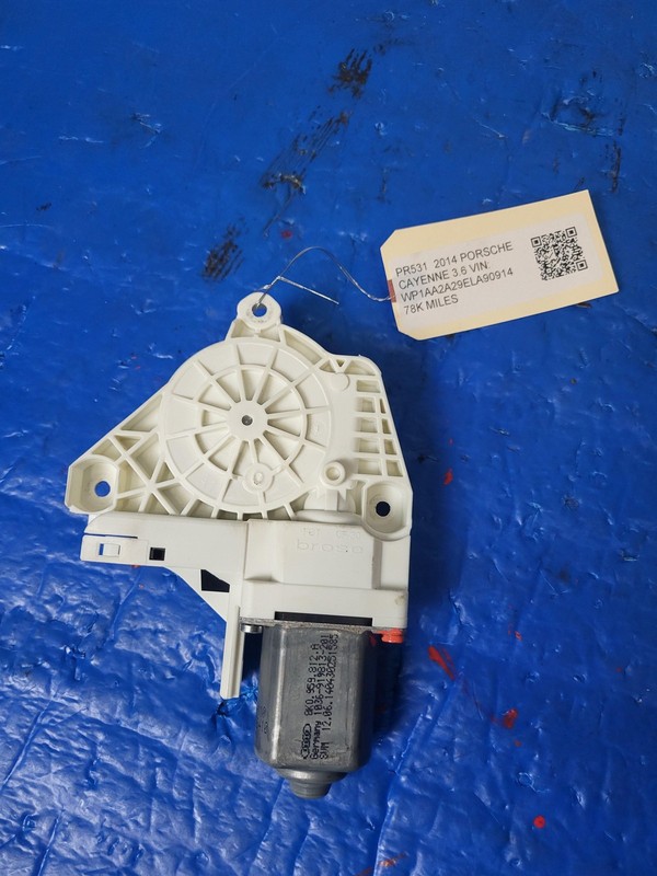 Used Oem Porsche Rear Right Door Window Regulator Motor 8K0959812A Cayenne 2014