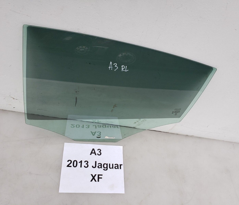✅ 09-15 OEM Jaguar XF Supercharged Rear Left Driver Side Door Window Glass