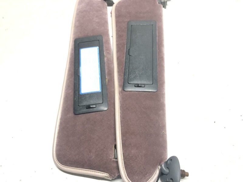 1992 FORD ECONOLINE E150 DRIVER LEFT PASSENGER RIGHT SUNVISOR SET TIARA VERSION