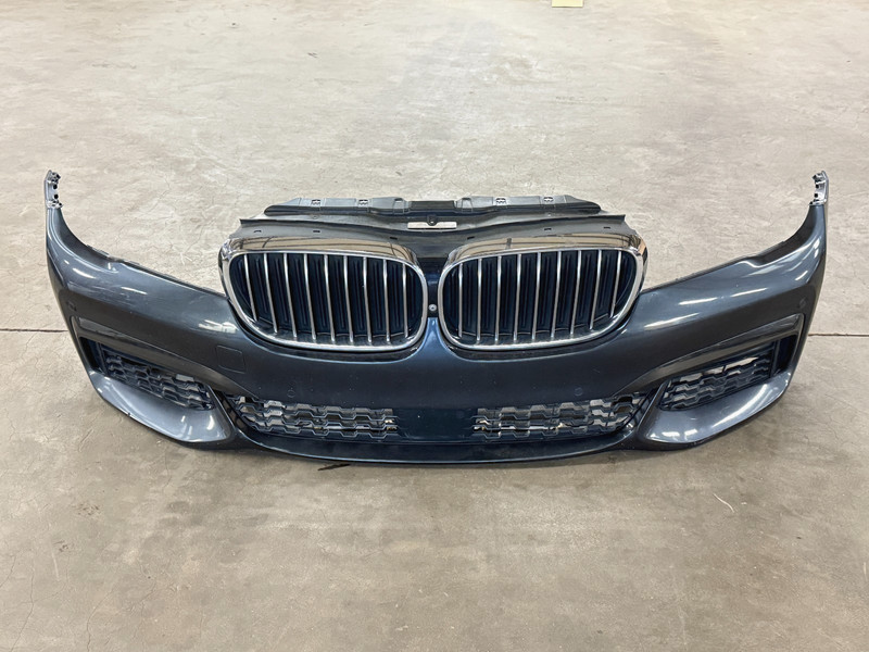 ⭐16-19 BMW 750I M SPORT COMPLETE FRONT BUMPER COVER GRILL W/PDC ASSY OEM LOT2722