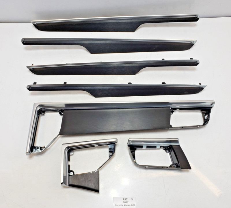 ✅ 15-18 OEM Porsche Macan GTS 95B Front Rear Dashboard Door Trim Panel SET 34k*