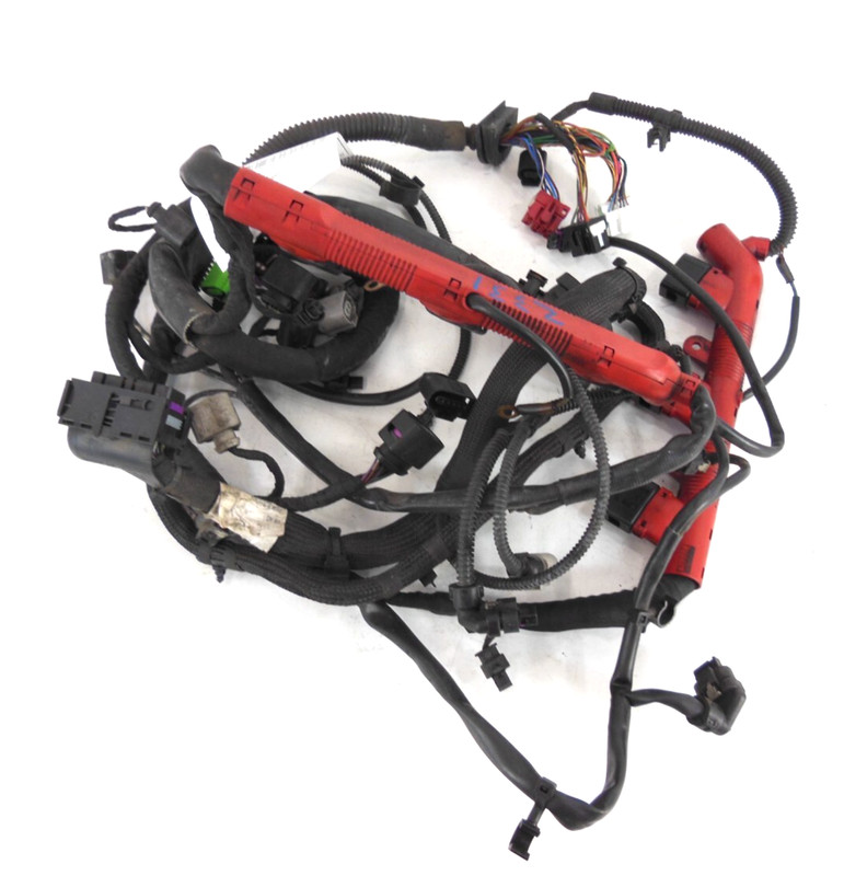 2015 15 Audi Q7 3.0L Gas Engine Wire Wiring Harness OEM
