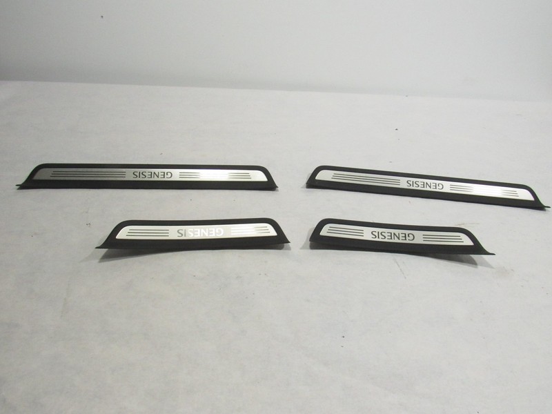 19-21 Genesis G70 2020 Front Rear Right Left Door Sill Scuff Plate Set 4 PCS ;:O