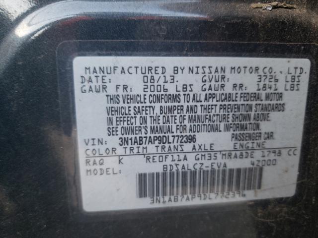 2013 Nissan Sentra Speedometer Gauge MPH Blue OEM 248103SG0A 131K Miles