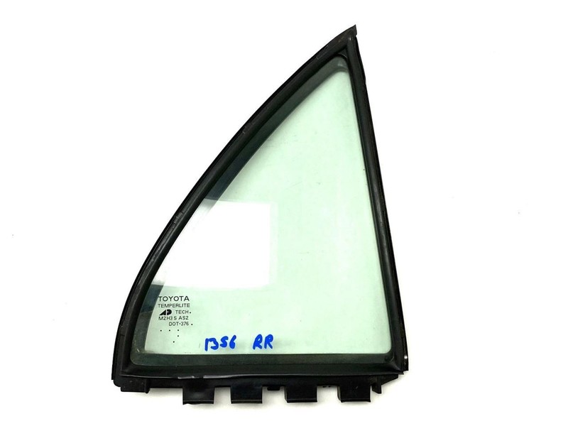 Right Passenger Rear Door Vent Window Glass Fits 2003-2008 Toyota Corolla 87955