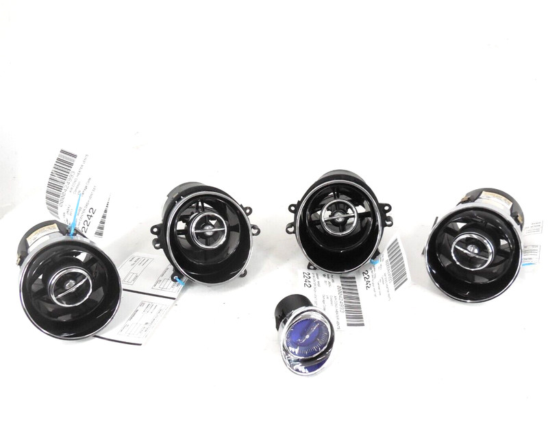 2011 11 Jaguar XJ Center Dash Dashboard Air Vent Set of 4 OEM