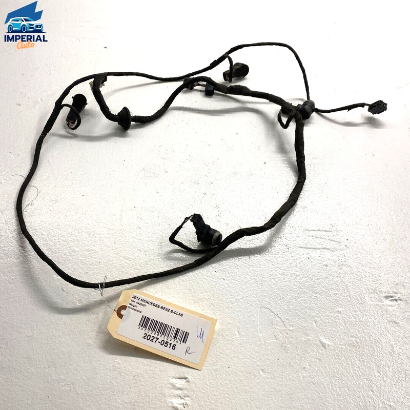 10-13 Mercedes W221 S550 Rear Bumper Parktronic Wire Harness Cable W/ Sensor OEM