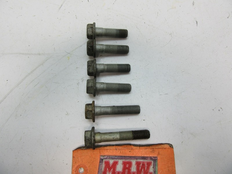 SET OF 6 BOLTS BOLT BELL HOUSING AUTOMATIC TRANSMISSION AUTO TO ENGINE MOTOR 3.5