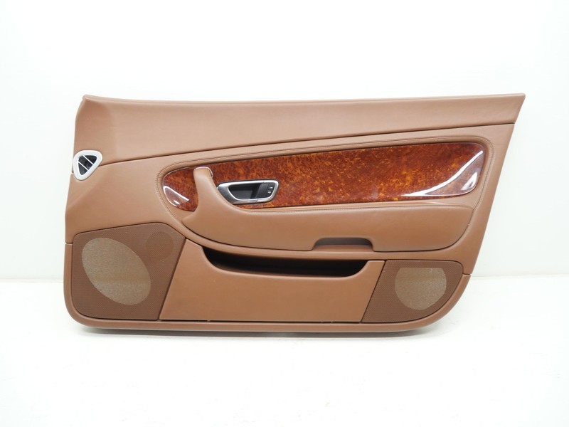 2005 Bentley Continental GT Front Passenger Door Panel Right RH Saddle Brown OEM