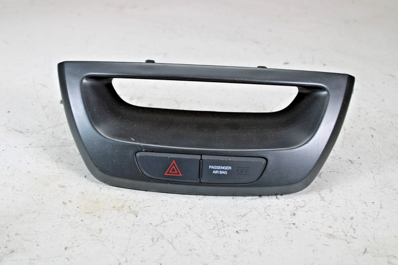 2010-2012 Genesis coupe front dash instrument panel bezel trim hazard switch GPS