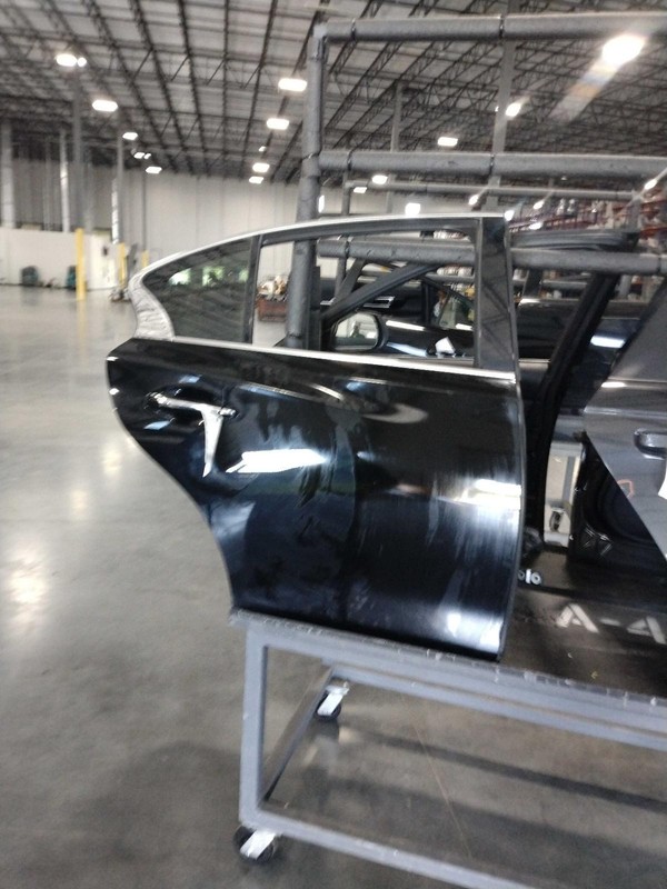 2016 INFINITI Q50 Rear Right Door Black Used 123K Miles OEM Part 597416