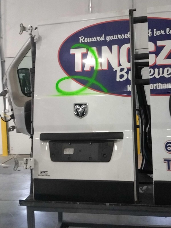 2021 RAM ProMaster 3500 Left Rear Door White 50000 Miles Used OEM Part