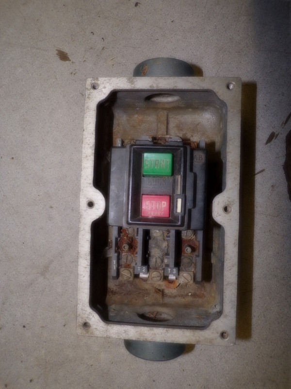 Allen Bradley 609-BEW.E Electrical Enclosure w/ On/Off Type 7-9 Size 1