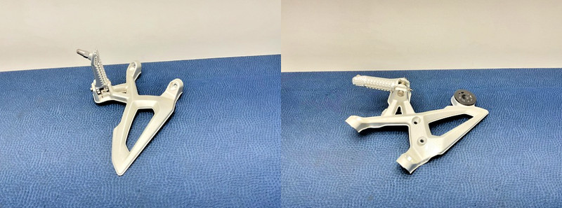 20-26 BMW K67 F900R M/S1000RR Right & Left Footrest Plate J0020 SET Genuine OEM