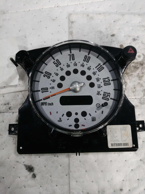 Used Speedometer Gauge fits: 2006 Mini COOPER Conv speedometer cluster w/o navig