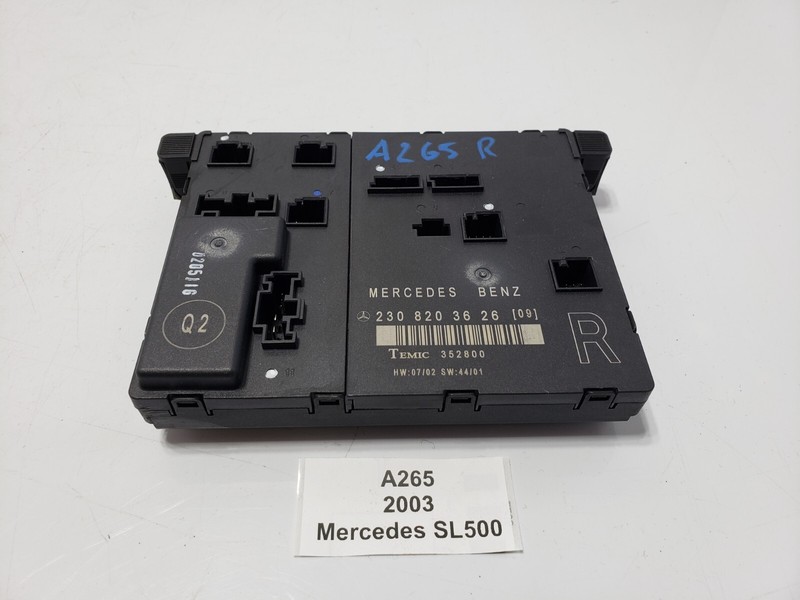 ✅ 03-12 OEM Mercedes R230 SL500 Front Right Passenger Side Door Control Module