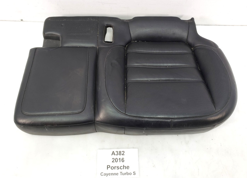 ✅ 11-18 OEM Porsche Cayenne Turbo S 958 Rear Left Seat Lower Cushion Leather*