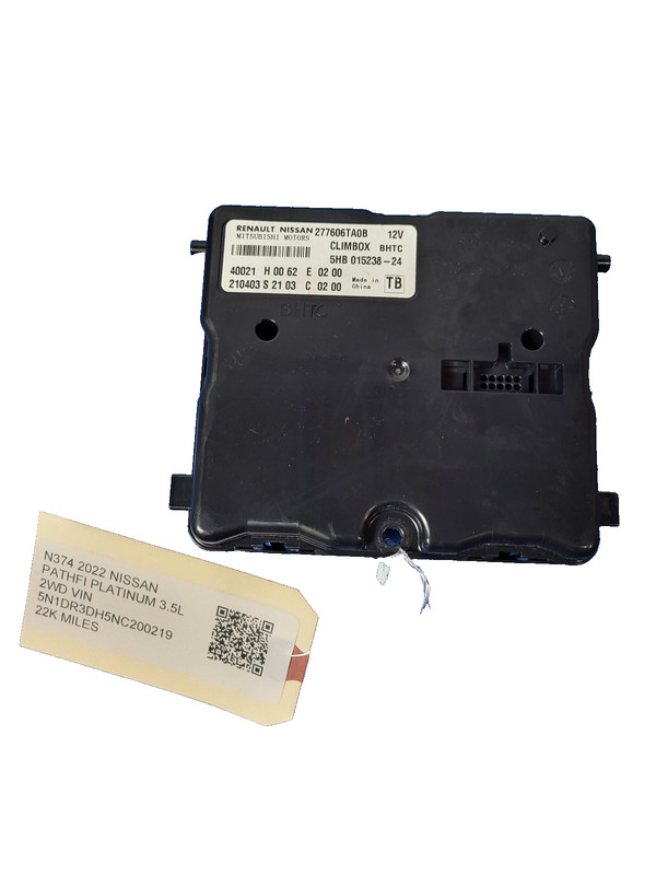 Used Oem NISSAN A/C Heater Temperature Control Module for 2022 Pathfinder 3.5L
