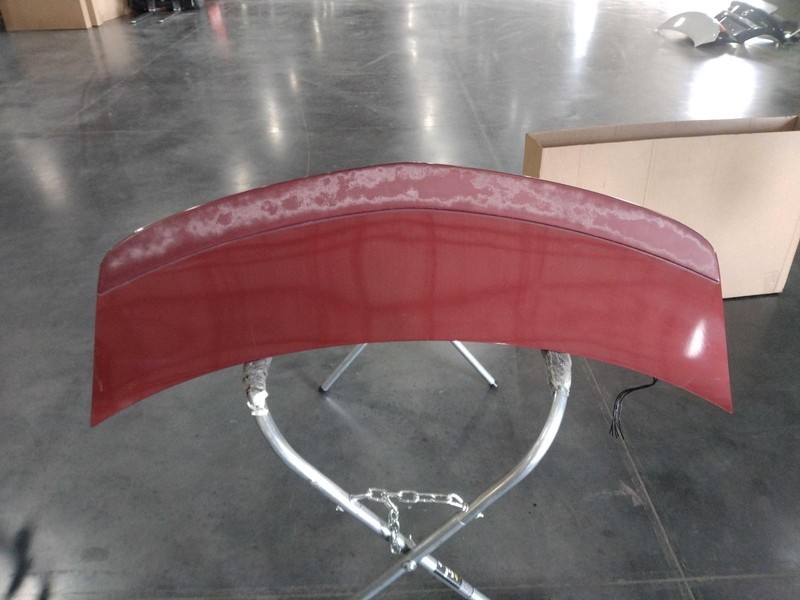 2010 MAZDA 3 Deck Lid Trunk Lid Red OEM Used, Paint Faded, 120K Miles