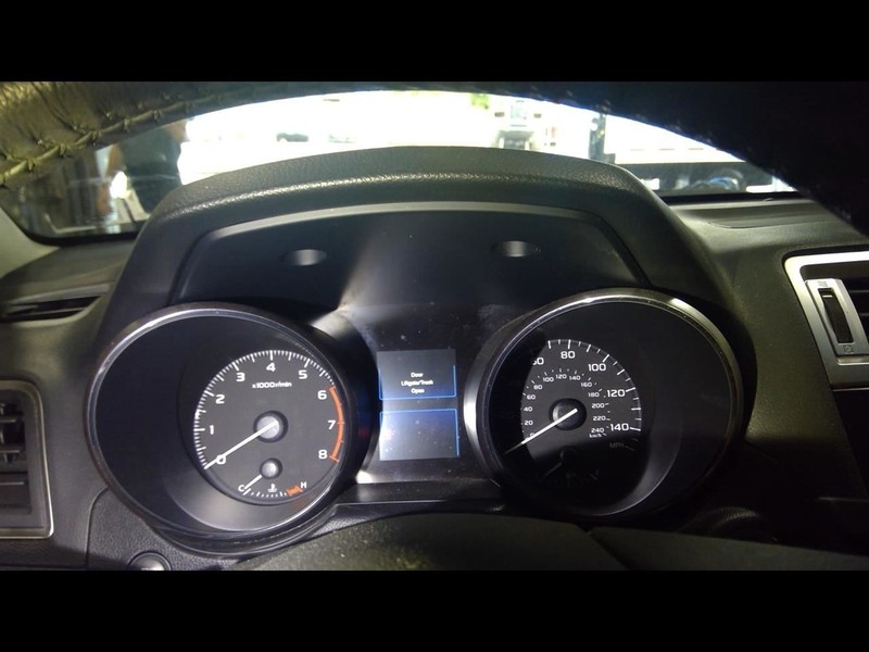 Speedometer Cluster US Market CVT Fits 15 LEGACY 1671933