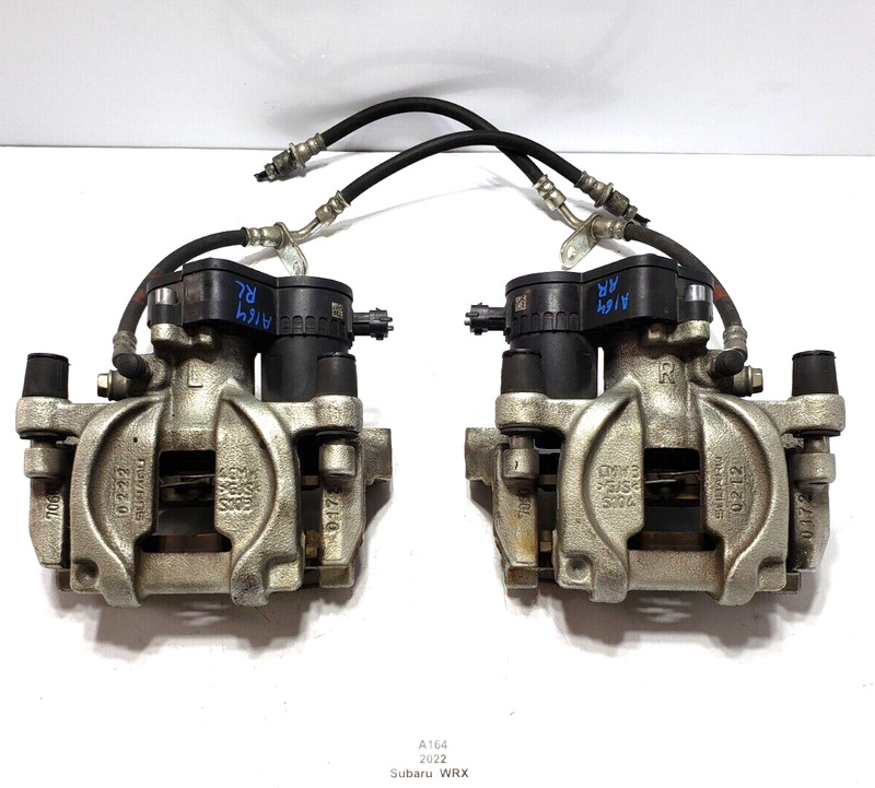 ✅ 2022-2023 OEM Subaru WRX Rear Driver Passenger Side Brake Caliper Set Of2