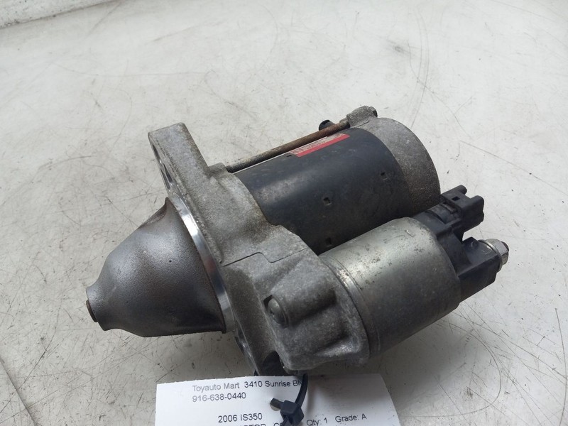 06-17 LEXUS IS350 3.5L RWD AT 1.7KW STARTER MOTOR