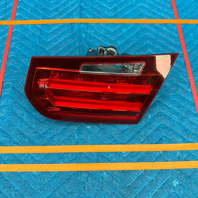 2012–2015 BMW 328i F30 Rear Passenger Right Inner Trunk Lid Tail Light OEM