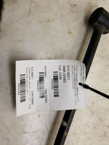 01-03 TOYOTA HIGHLANDER LIMITED 4WD AT DRIVER REAR LOWER CONTROL LOCATING ARM