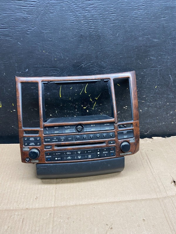 2003 to 2005 Infiniti FX35 Front Radio A/C Heater Switch Control Panel y2299 DG