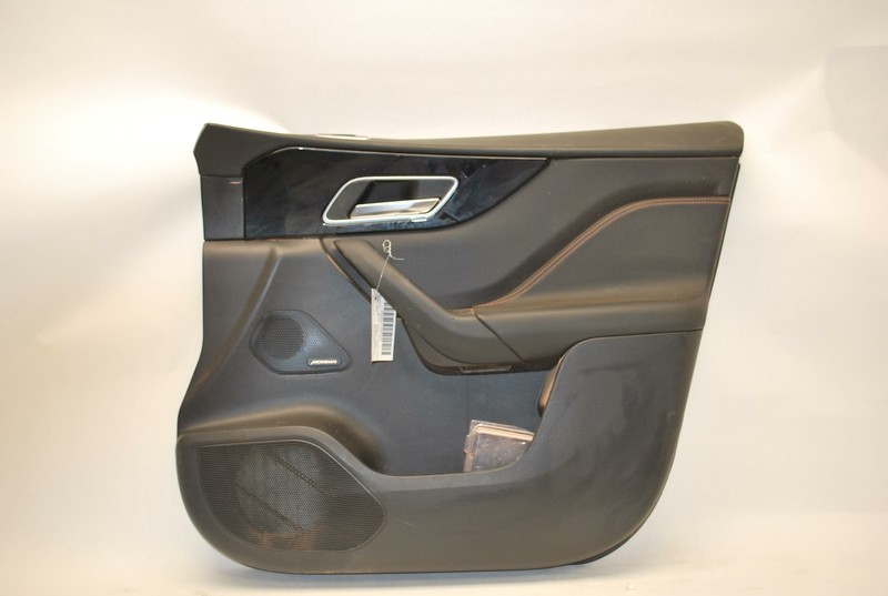 2017-2020 JAGUAR F PACE FRONT RIGHT PASSENGER SIDE DOOR PANEL TRIM BLACK OEM