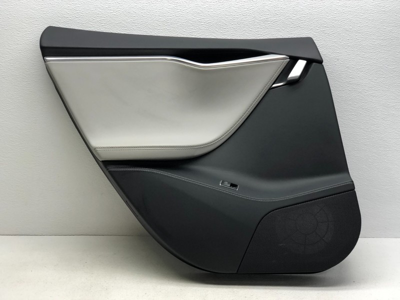 2012-2021 TESLA MODEL S REAR LEFT DRIVER SIDE INTERIOR DOOR PANEL TRIM OEM