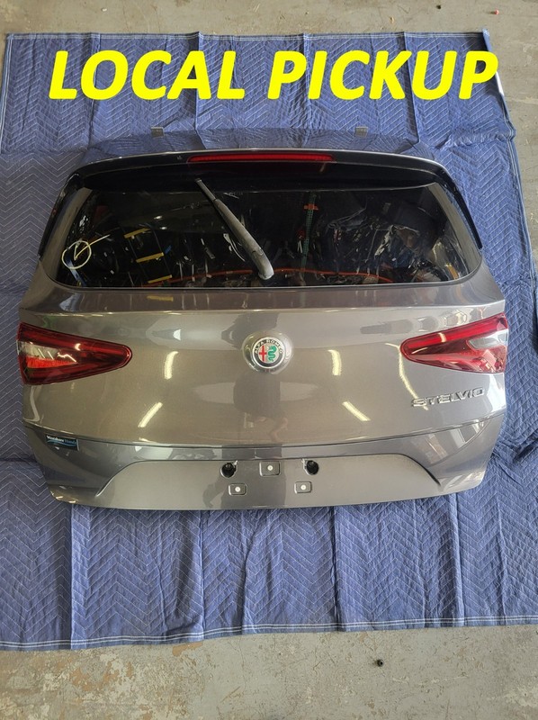 Used Oem Alfa Romeo Liftgate Tailgate Trunk Deck Lid Hatch for 2018-2023 Stelvio